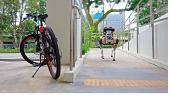 Security patrol robot inspection scenario