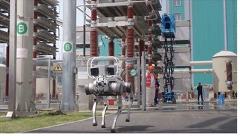 Clean industrial facility robot patrol scenario